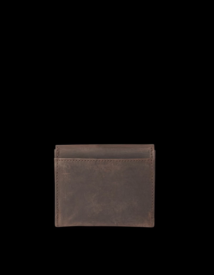 Men's Dark Brown Hunter Leather Cardholder by O My Bag – Premium RFID Wallet for Men