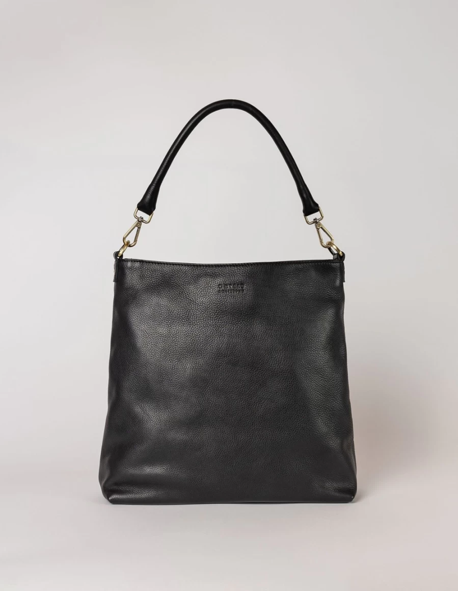 "O My Bag Janet Women's Black Soft Grain Leather Handbag"