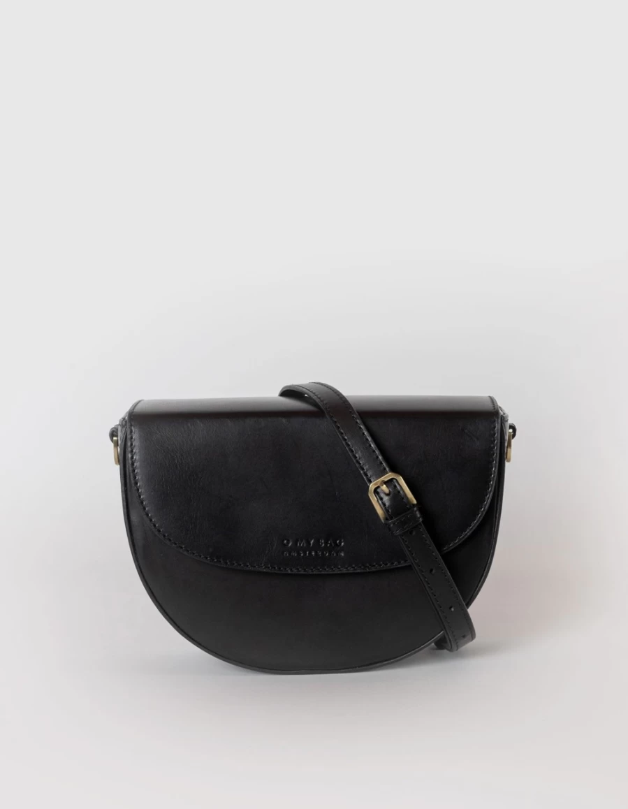 O My Bag Women's Ava Black Classic Leather Handbag