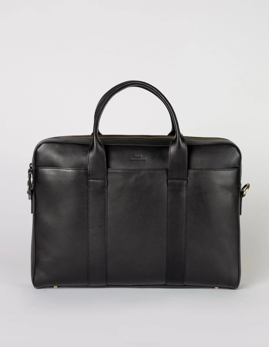 O My Bag Harvey Men's Black Classic Leather Bag