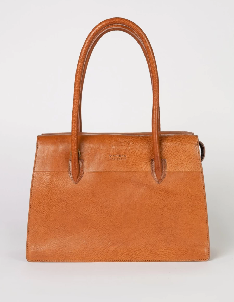 "O My Bag Kate Women's Cognac Stromboli Leather Handbag"