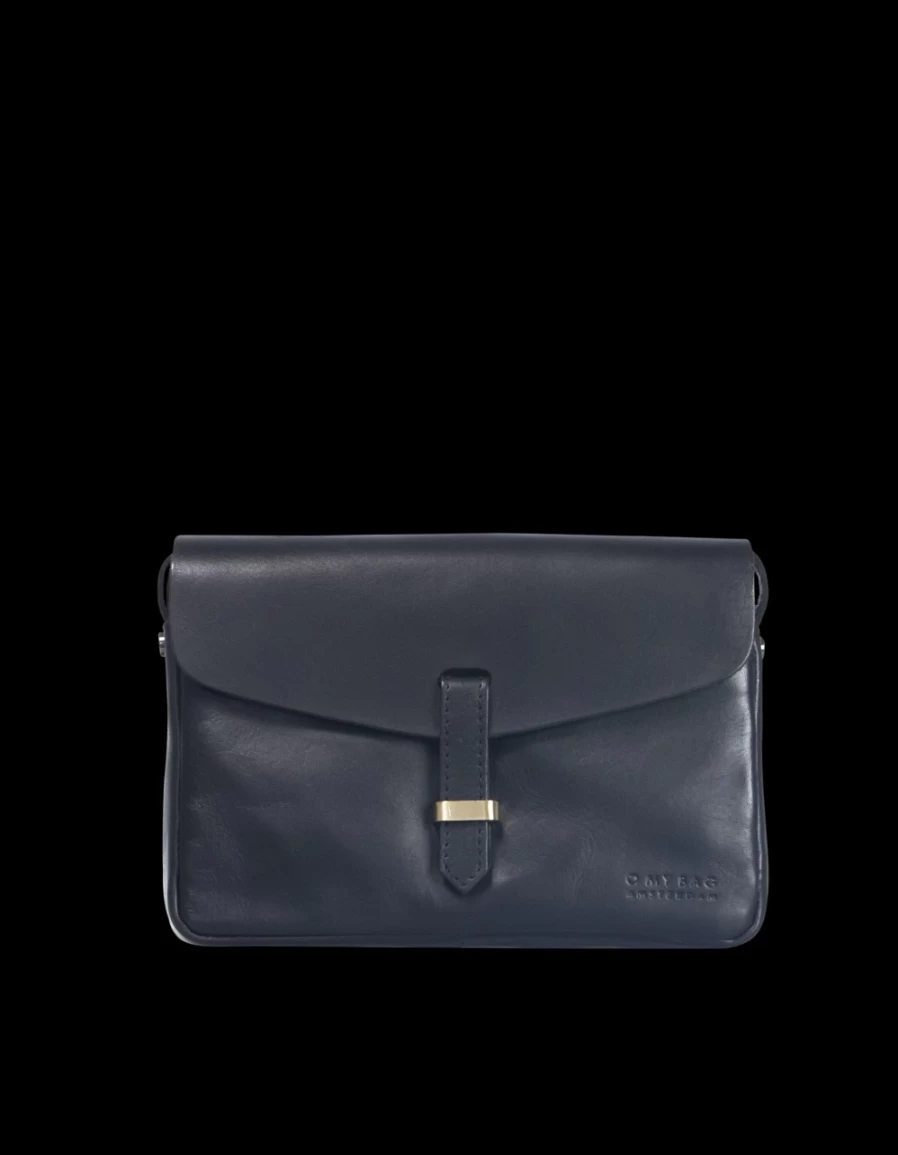 O My Bag Women's Ally Midi Bag in Black Classic Leather - Stylish & Sustainable Handbag