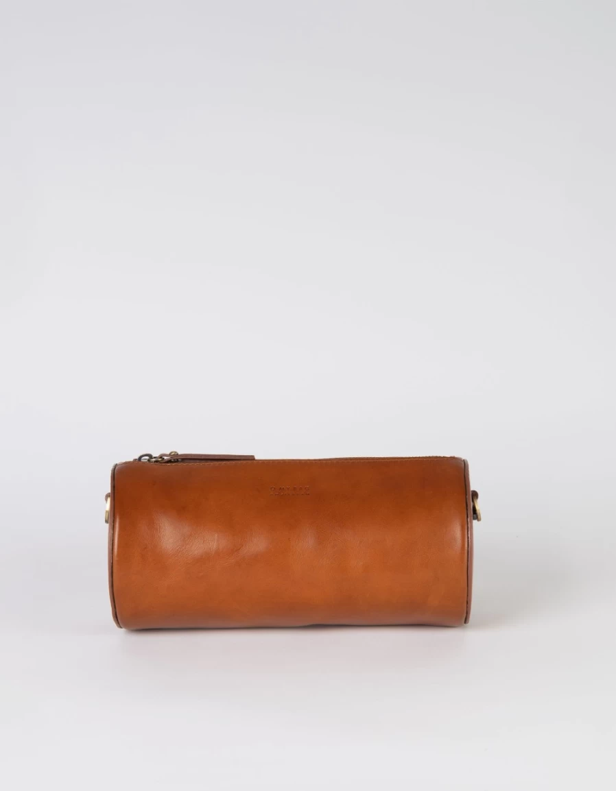 O My Bag Women's Izzy Cognac Classic Leather Handbag
