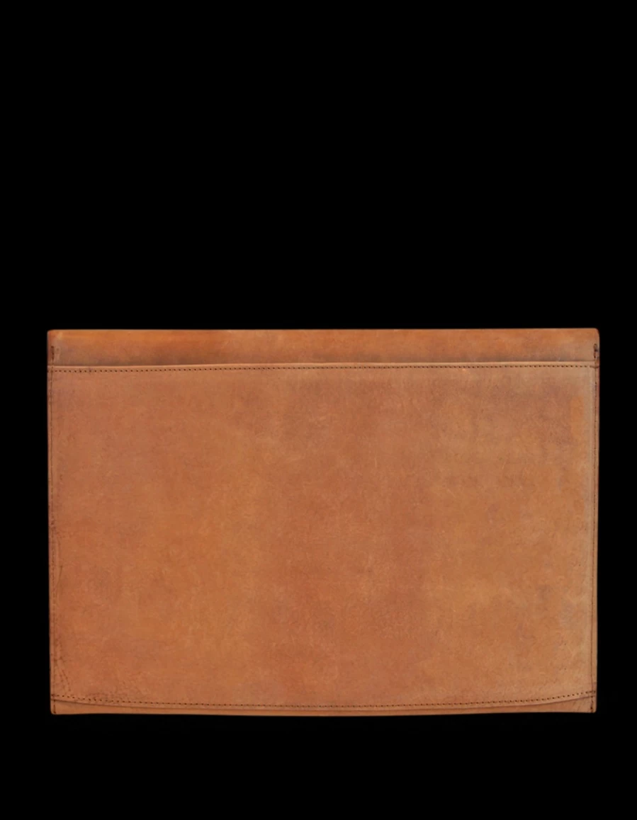 "O My Bag Women's 13" Laptop Sleeve in Camel Hunter Leather"