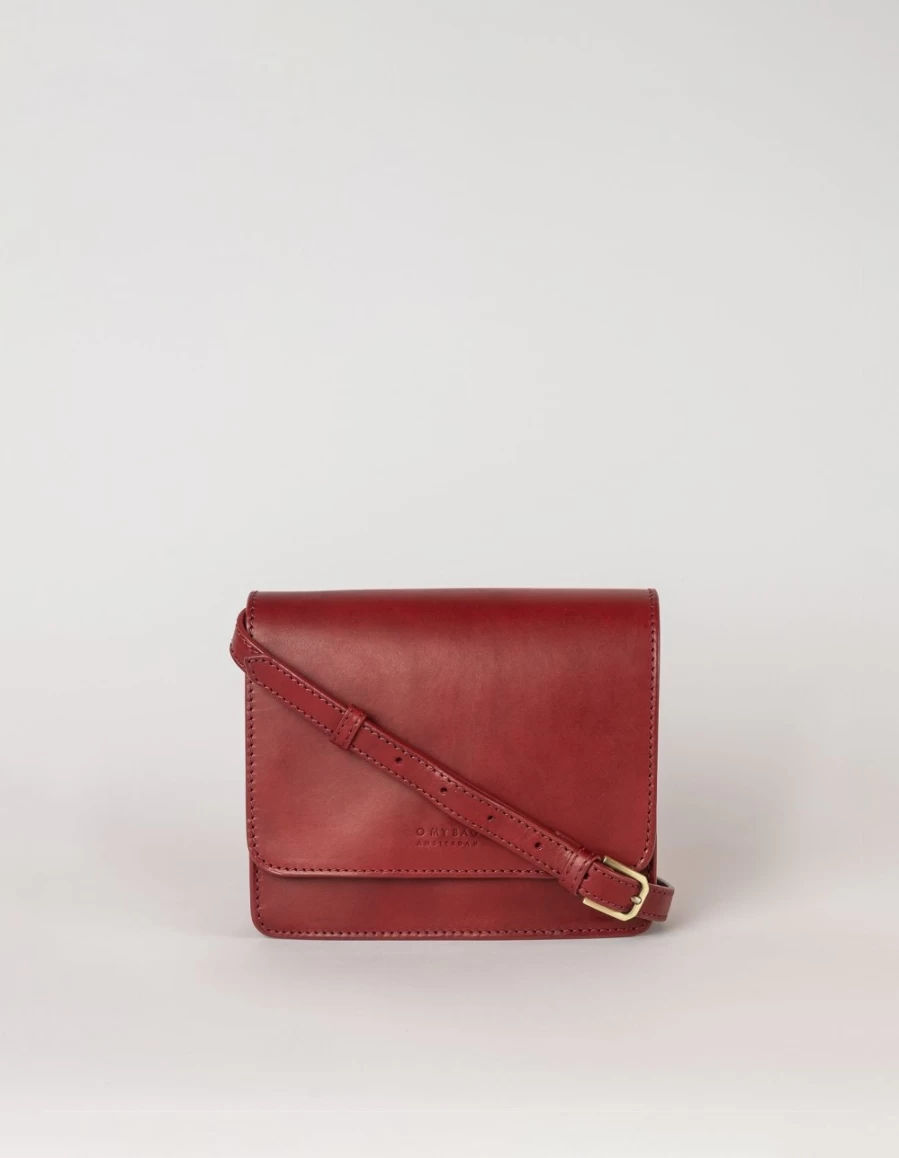 O My Bag Audrey Mini Ruby Classic Leather Women's Crossbody Bag