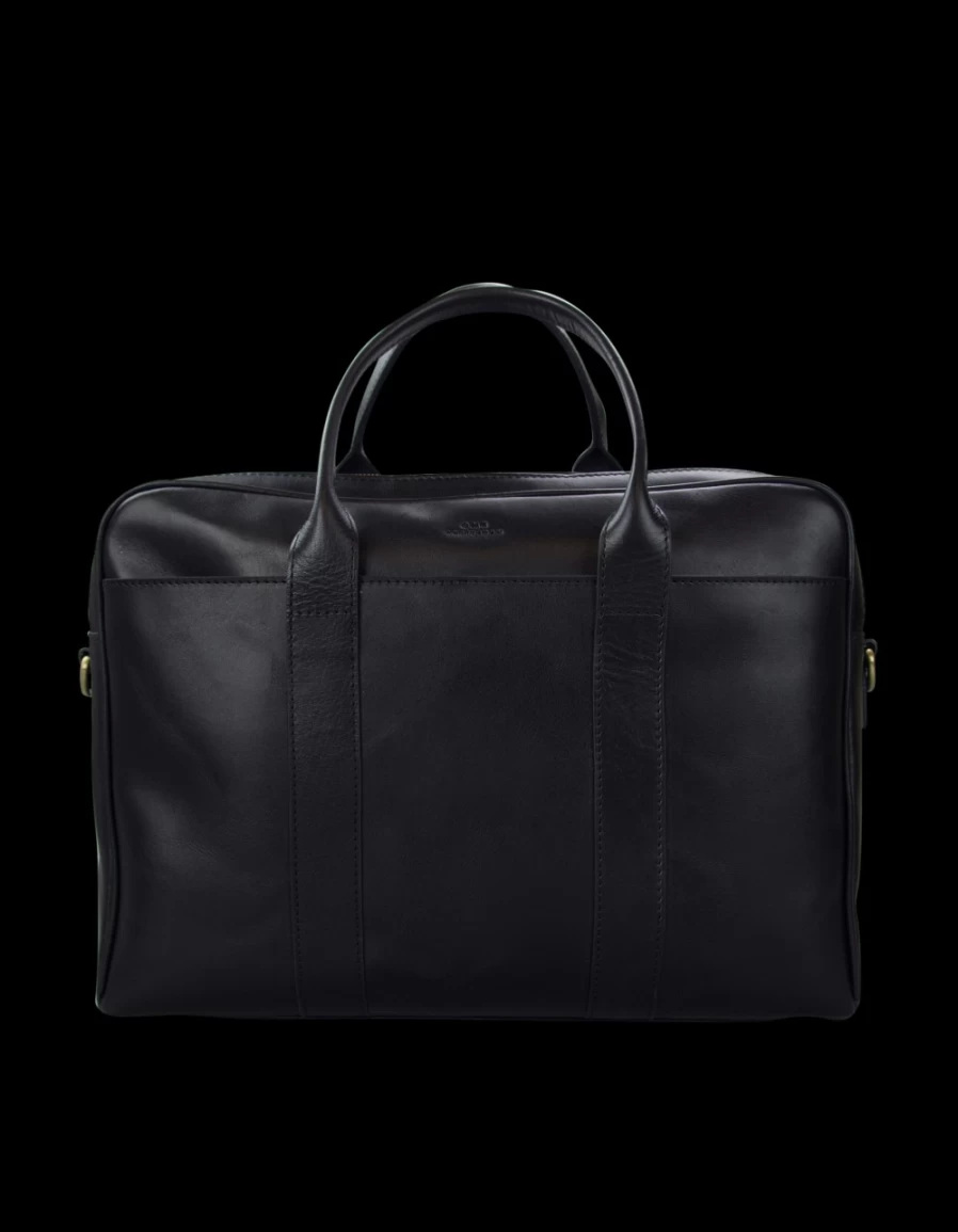 O My Bag Harvey Maxi Men's Black Classic Leather Bag