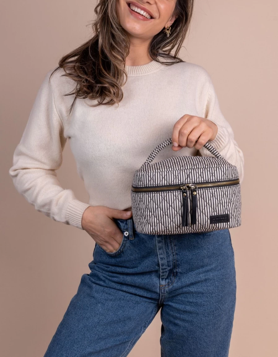 O My Bag Women's Elise Makeup Bag - Stylish & Functional Cosmetic Organizer