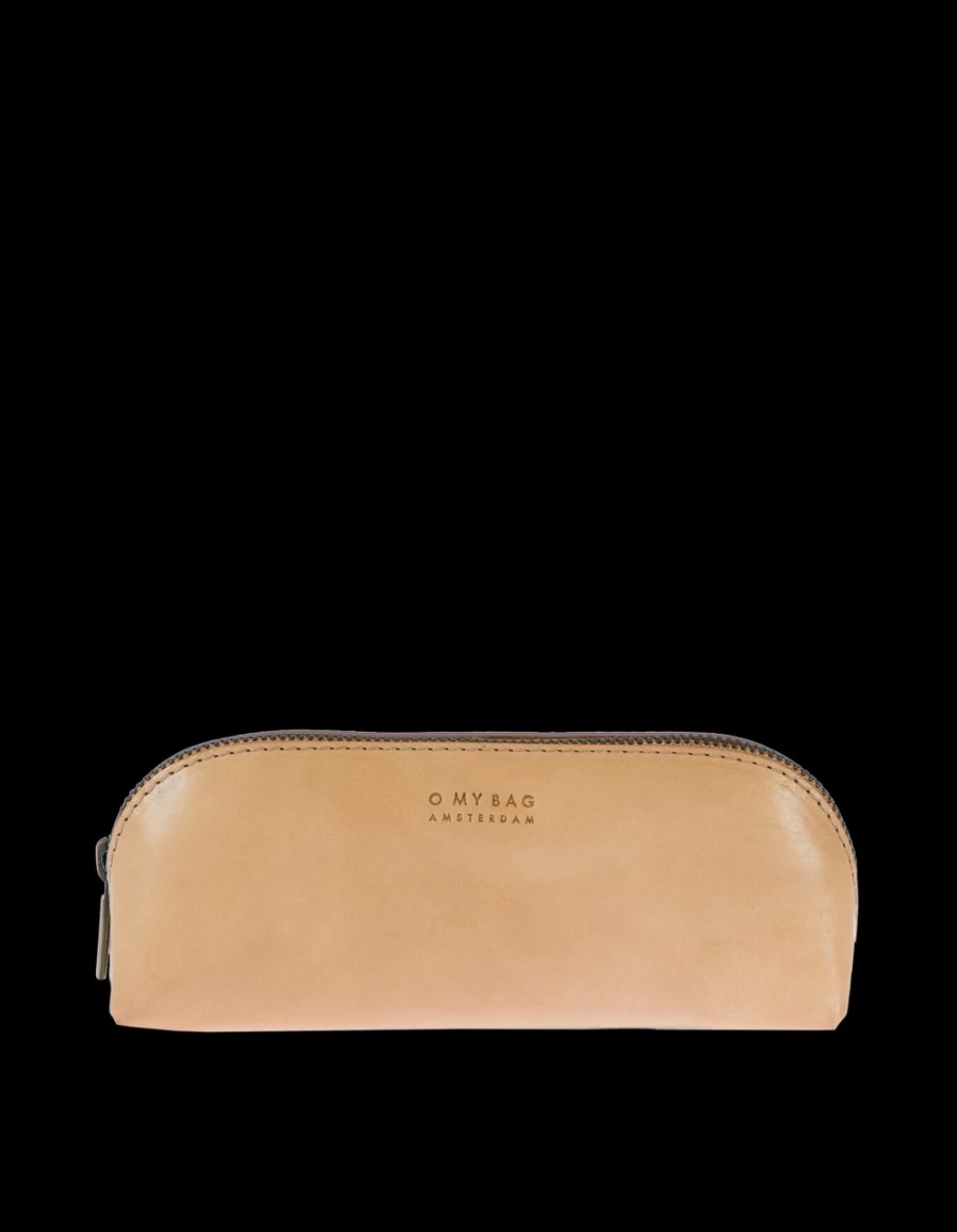 "O My Bag Women's Natural Classic Leather Large Pencil Case"