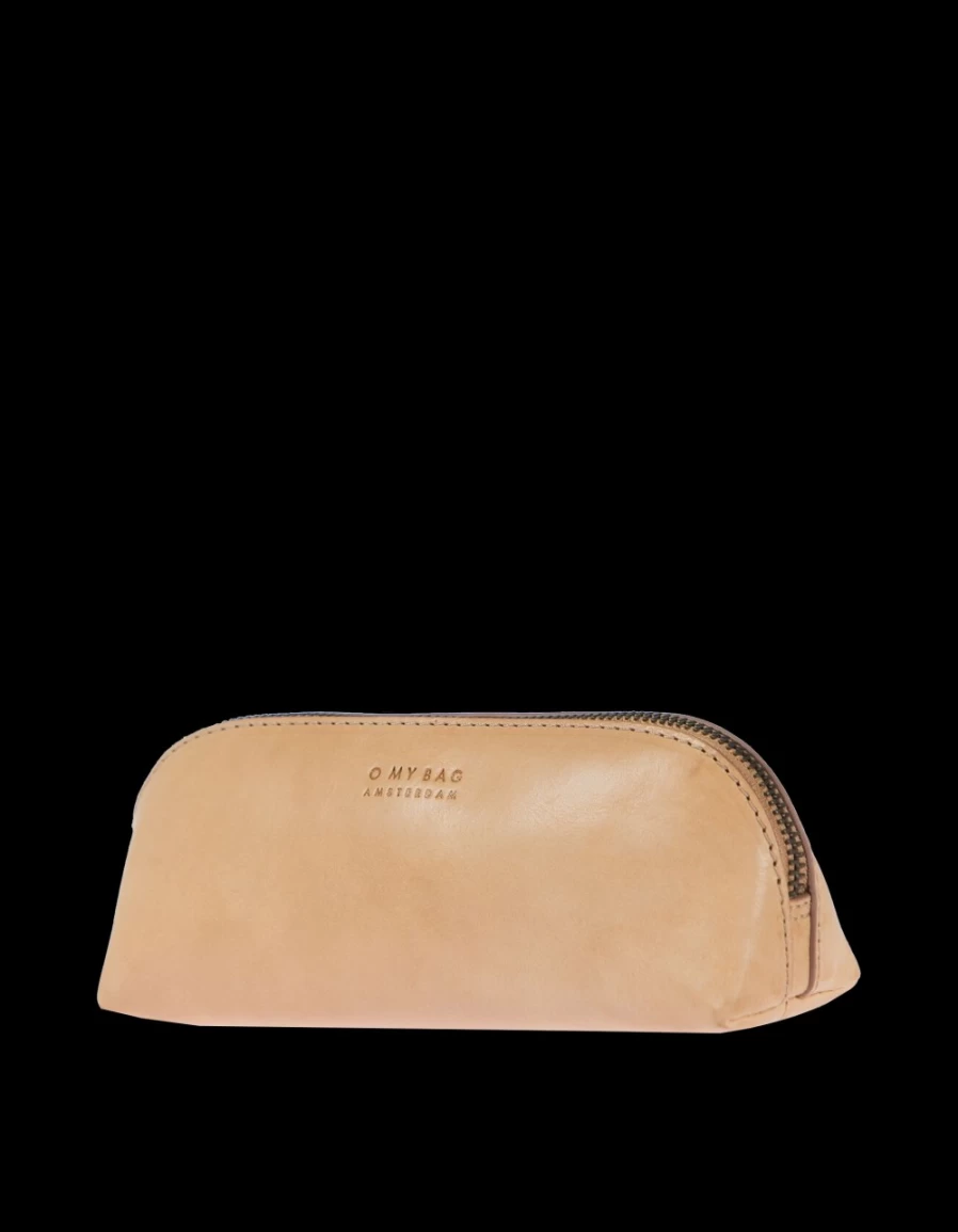 "O My Bag Women's Natural Classic Leather Large Pencil Case"