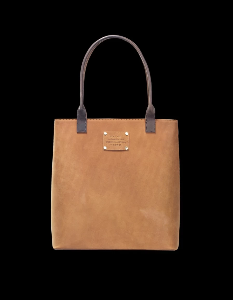 O My Bag Men's Posh Stacey Camel Hunter Leather Bag