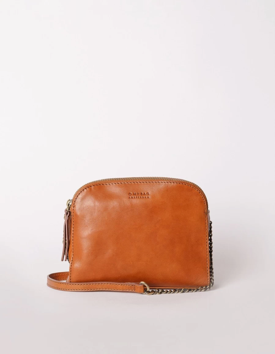 "O My Bag Emily Women's Cognac Stromboli Leather Handbag"