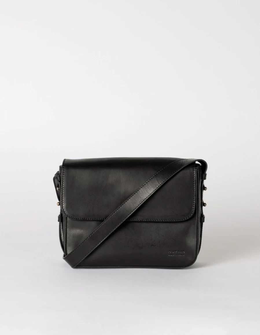 O My Bag Gina Women's Black Classic Leather Handbag