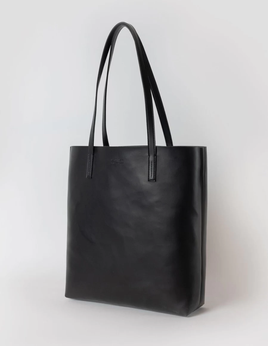 O My Bag Georgia Men's Black Apple Leather Bag