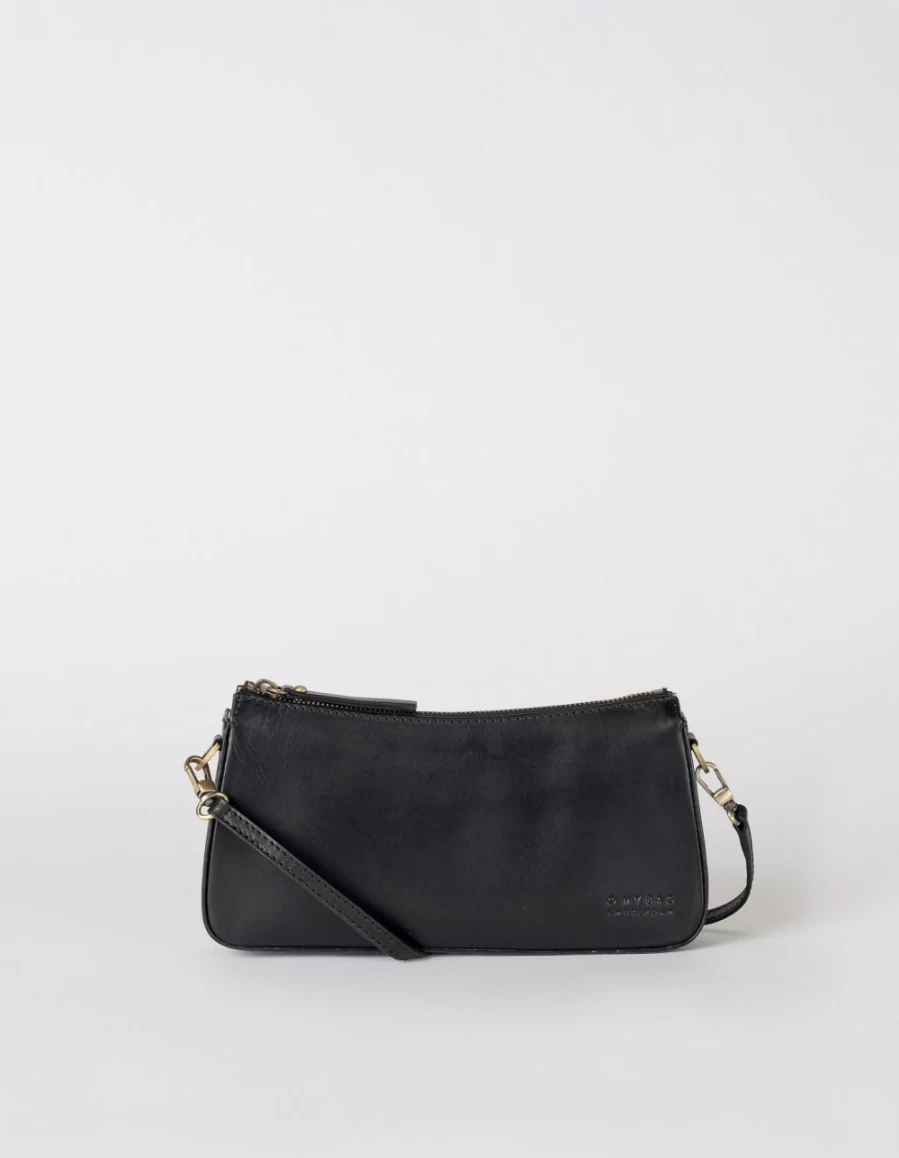 O My Bag Women's Black Classic Leather Taylor Handbag