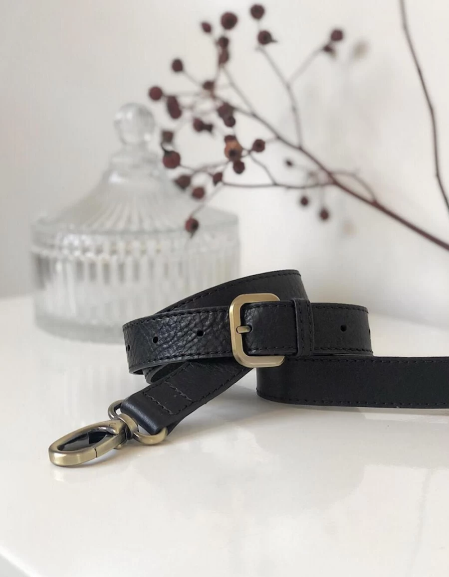O My Bag Women's Crossbody Strap - 2.5cm Wide Adjustable Vegan Leather Shoulder Strap for Handbags